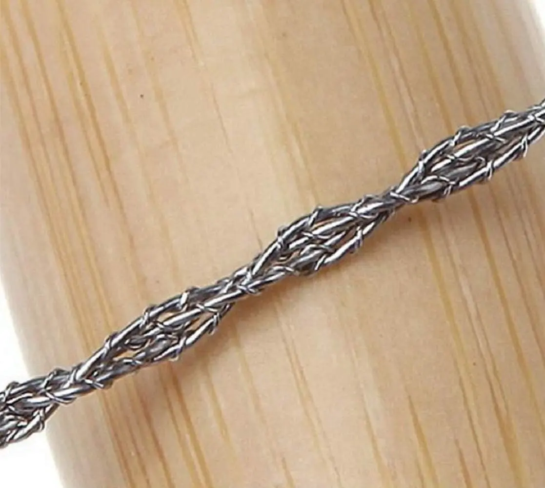 Stainless Steel Wire Saw Camping Survival Chain Saw Pocket Survival Gear  Portable Hand Saw Tool Hunting Hiking Tree Cutting