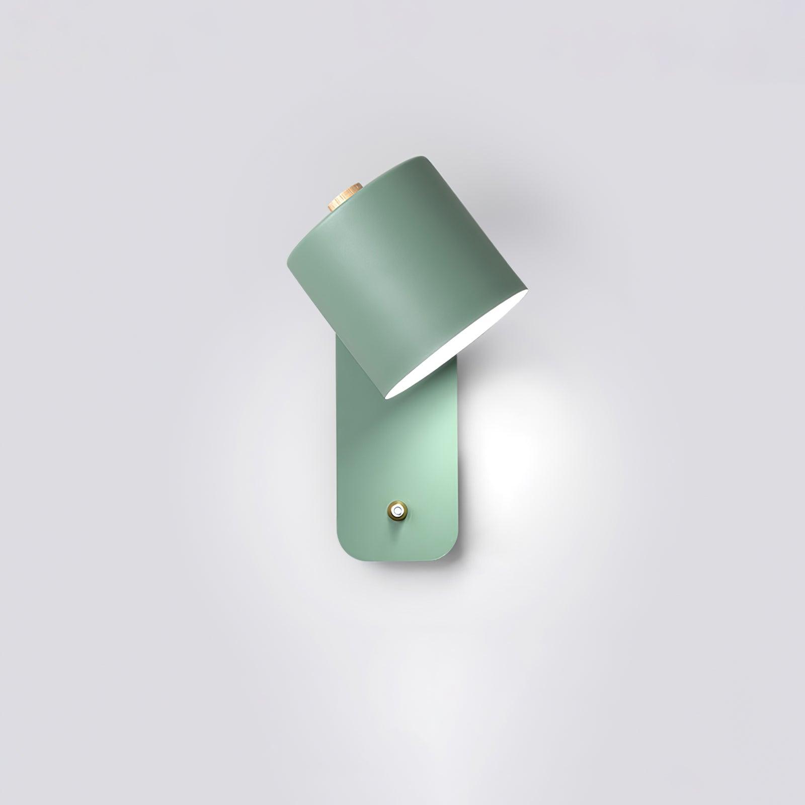 Rotatable Cylinder Plug-in Wall Lamp