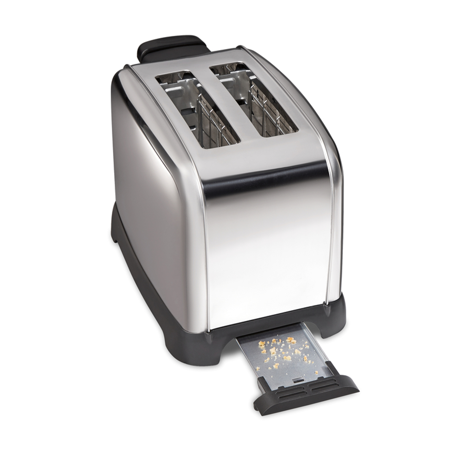 Hamilton Beach Stainless Steel Black/Silver 2 slot Toaster 7.63 in. H X 6.89 in. W X 11.1 in. D