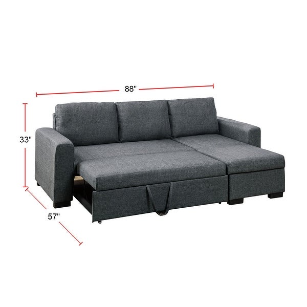 2 Peice Convertible Sectional Sofa