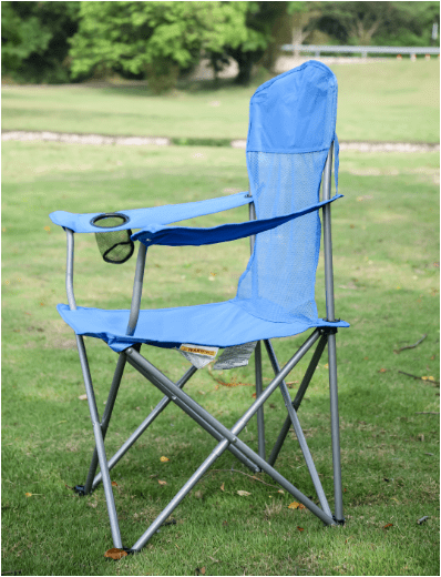 Ozark Trail Basic Mesh Chair, Blue, Adult