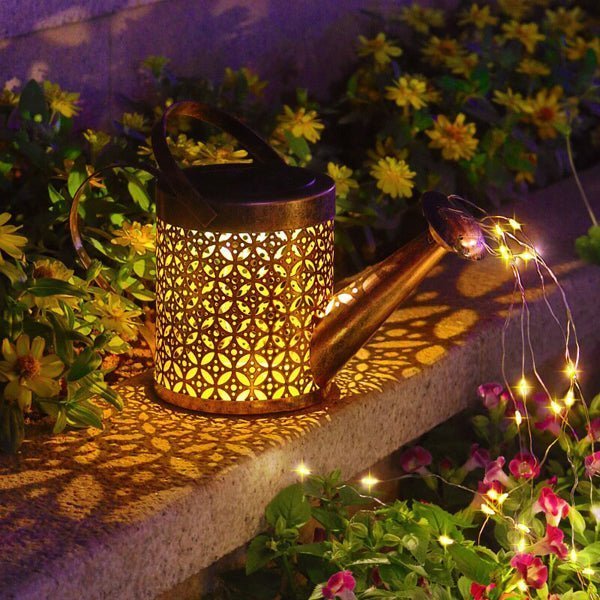 🔥SUMMER HOT SALE - 49% OFF🔥Solar Waterfall Lights Outdoor Garden Decor Yard Romantic Atmosphere