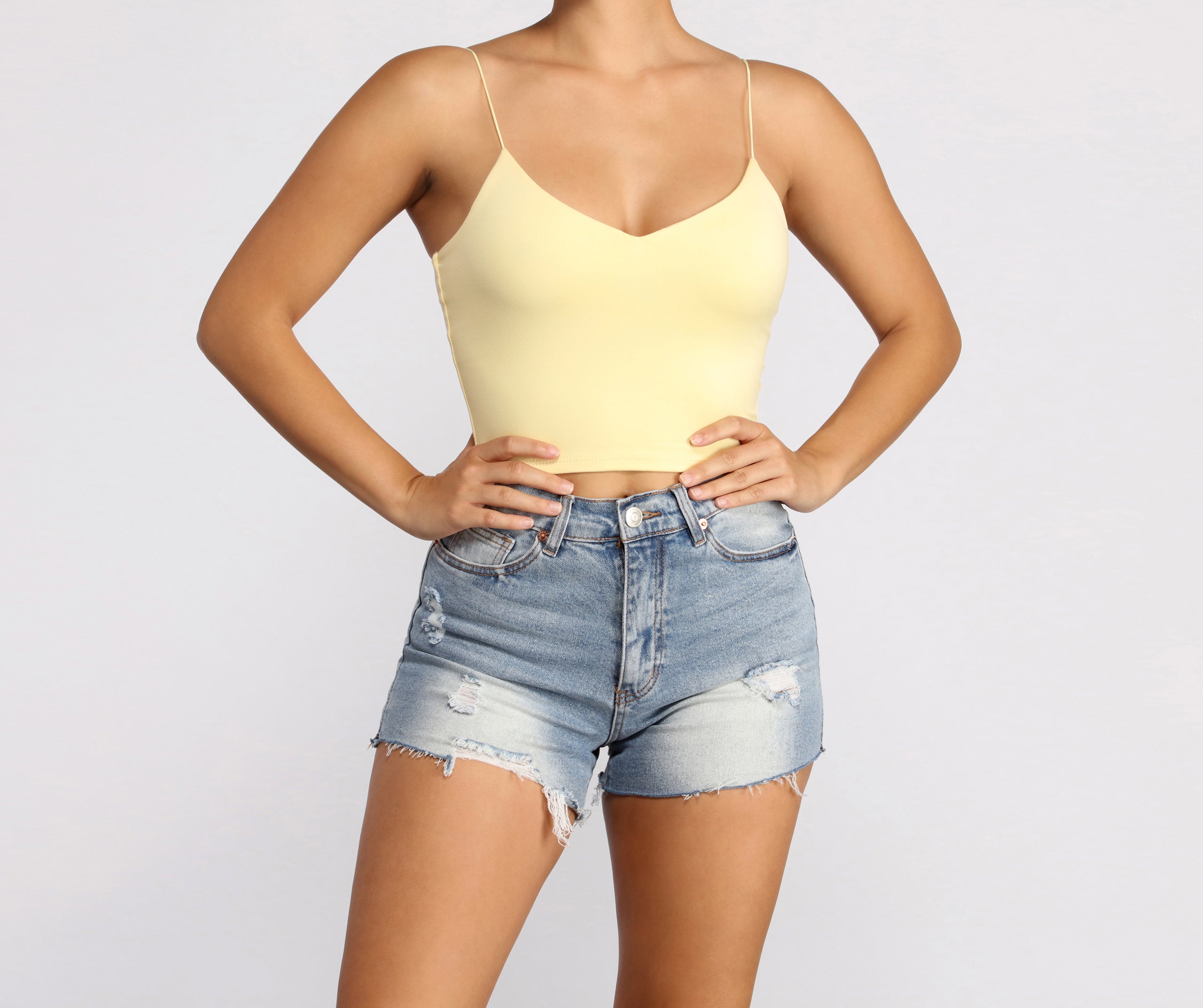 Girl Next Door Cropped Tank