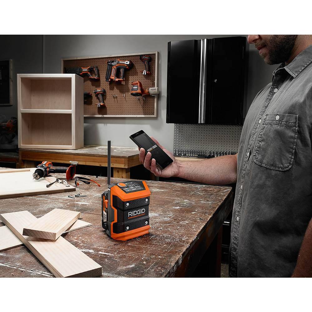 RIDGID 18V Brushless Cordless 7-Tool Combo Kit with (1) 2.0 Ah Battery (2) 4.0 Ah Batteries and Charger R9258SB