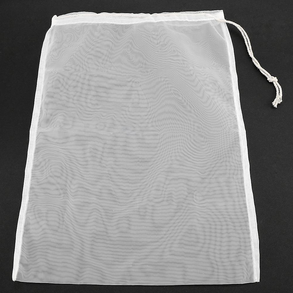 100 Mesh Food Grade Wine Filter Bag Reuseable Home Brew Beer Making(28*45cm)