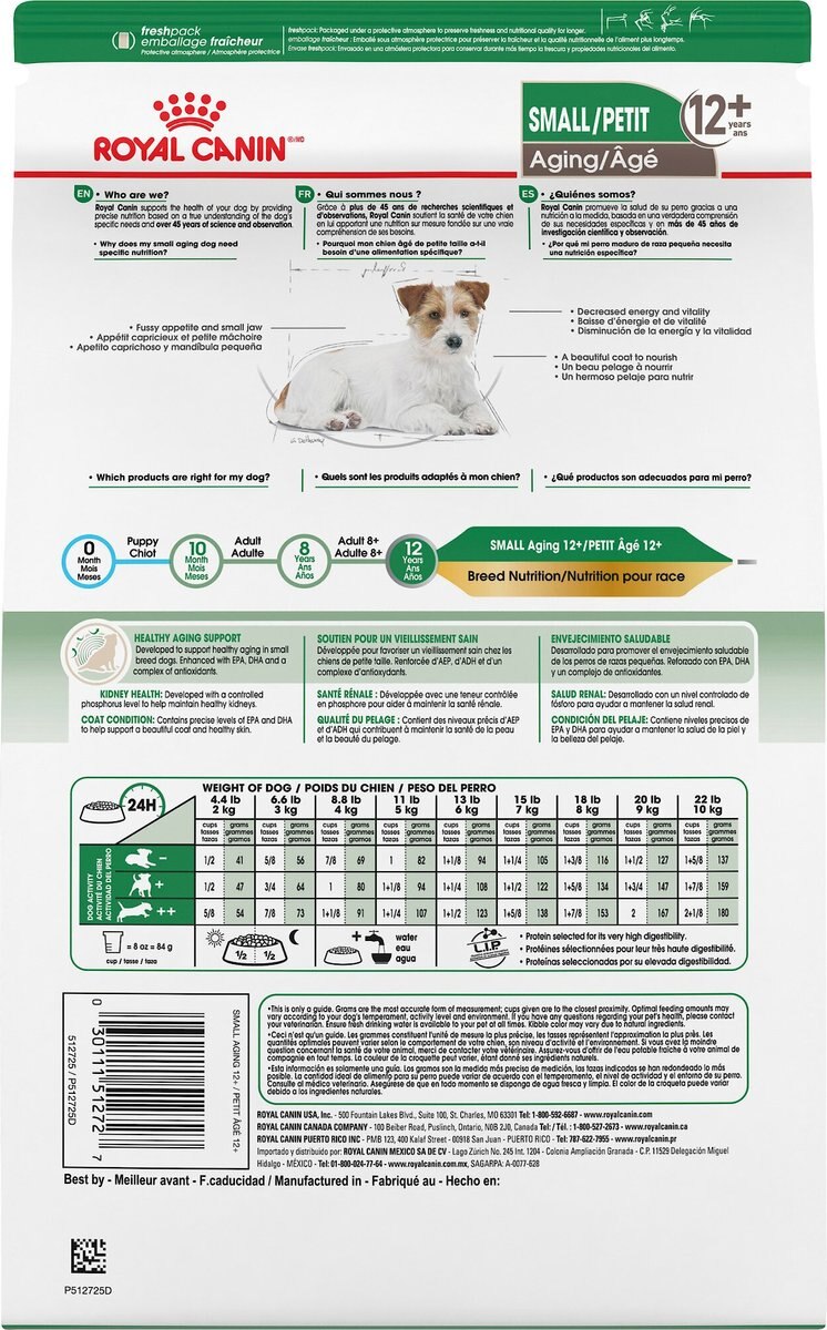 Royal Canin Size Health Nutrition Small Aging 12+ Dry Dog Food