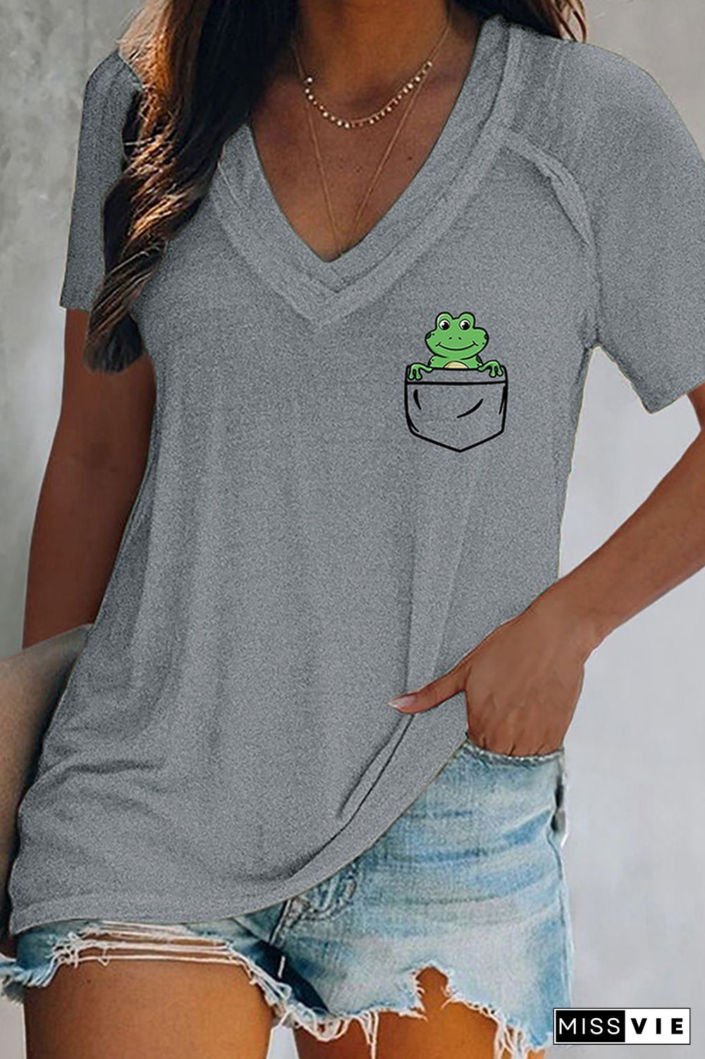 Pocket Frog Graphic Tee