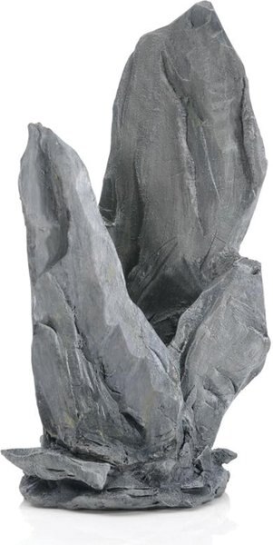 biOrb Slate Stack Aquarium Ornament， Gray， Medium