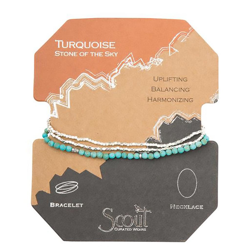 Scout Curated Wears  Delicate Stone Turquoise/Silver - Stone of the Sky