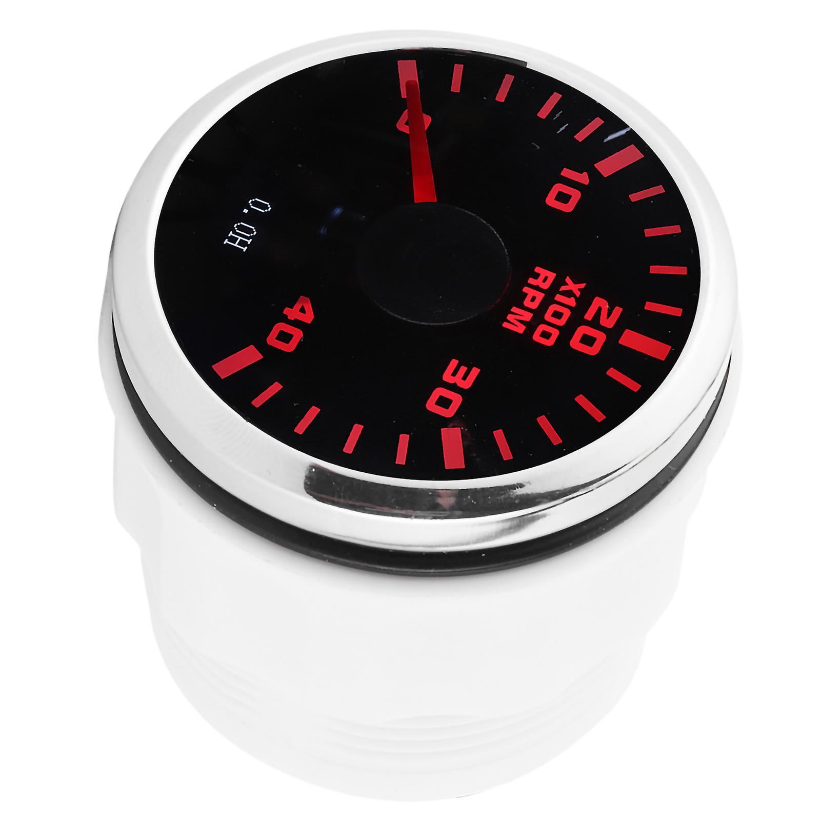 Digital Tachometer Gauge 52mm 4k Rpm Lcd Hour Display Meter Waterproof For Car Yachts Motorcycle