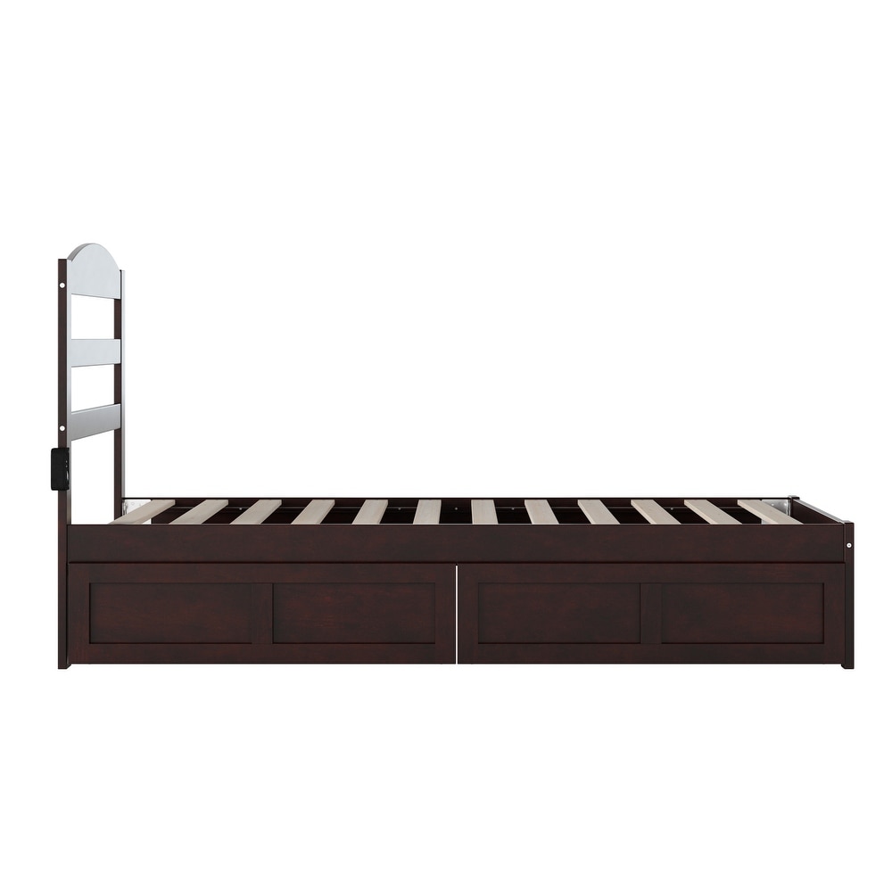 Warren Platform Bed with 2 Storage Drawers