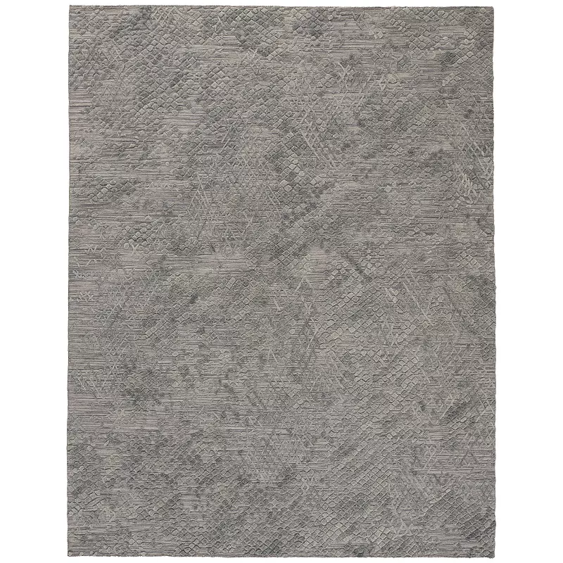 Weave and Wander Huntley Abstract Crosshatch Rug