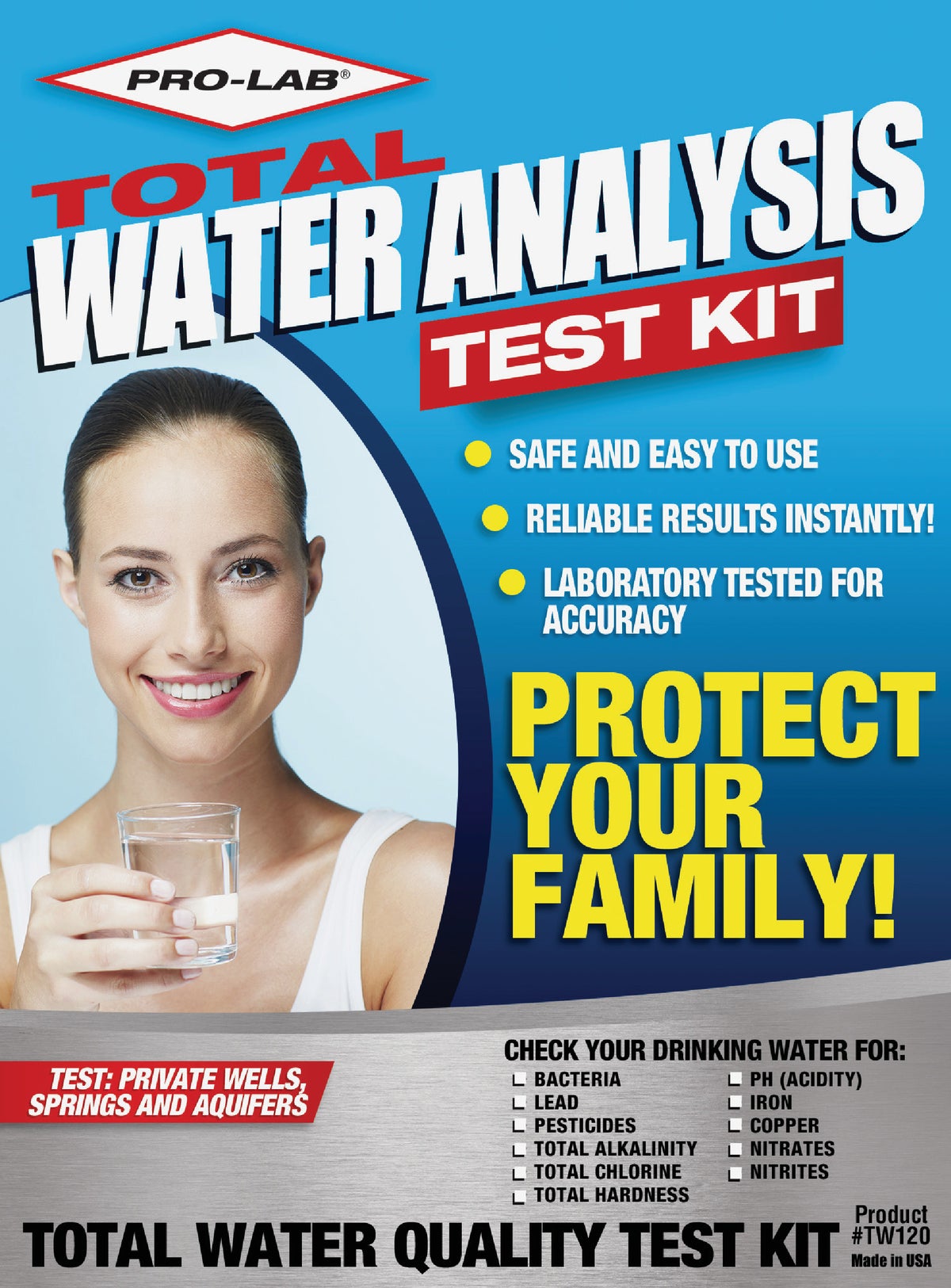 Pro Lab Total Water Quality Test Kit