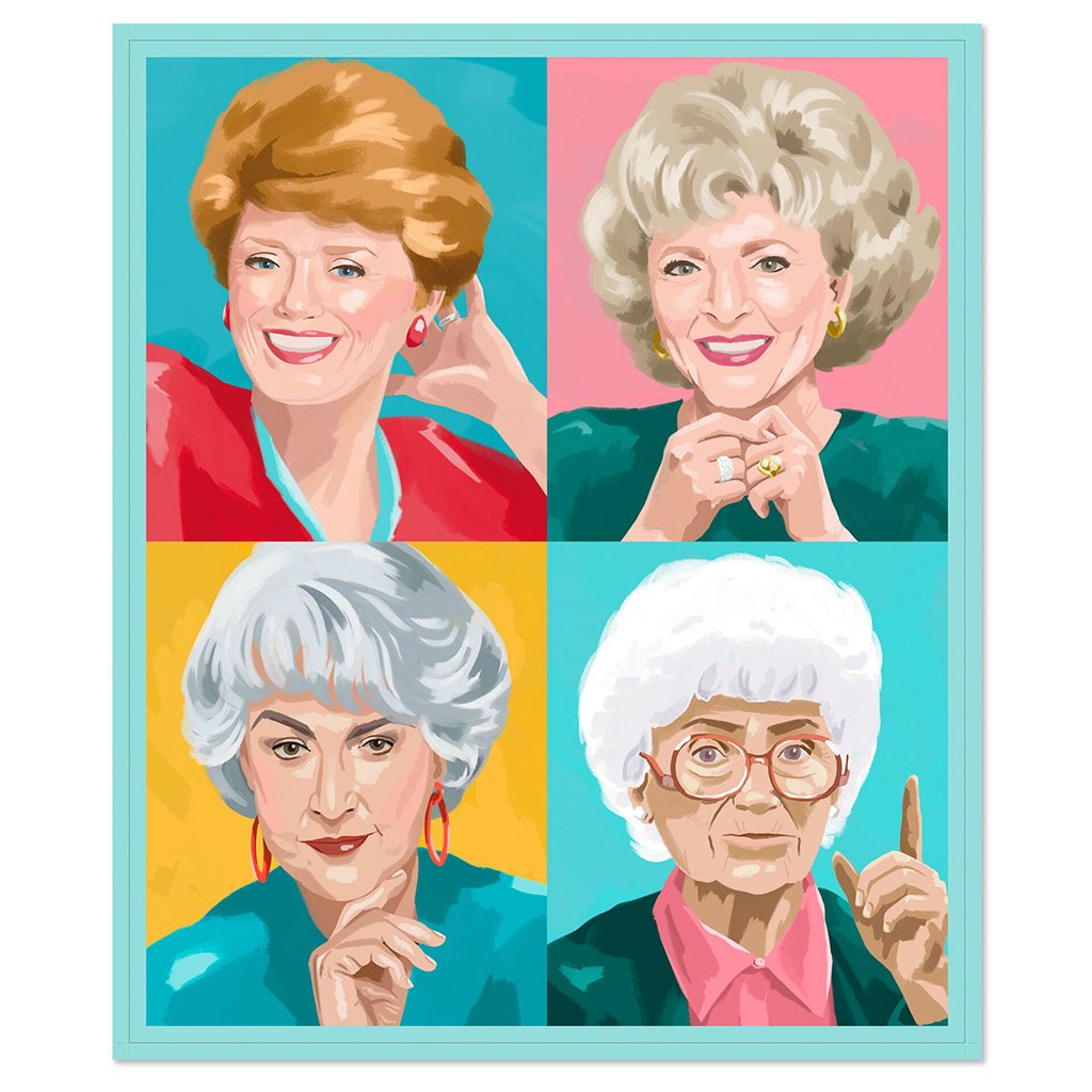 Hallmark  The Golden Girls Portrait Blanket, 50x60