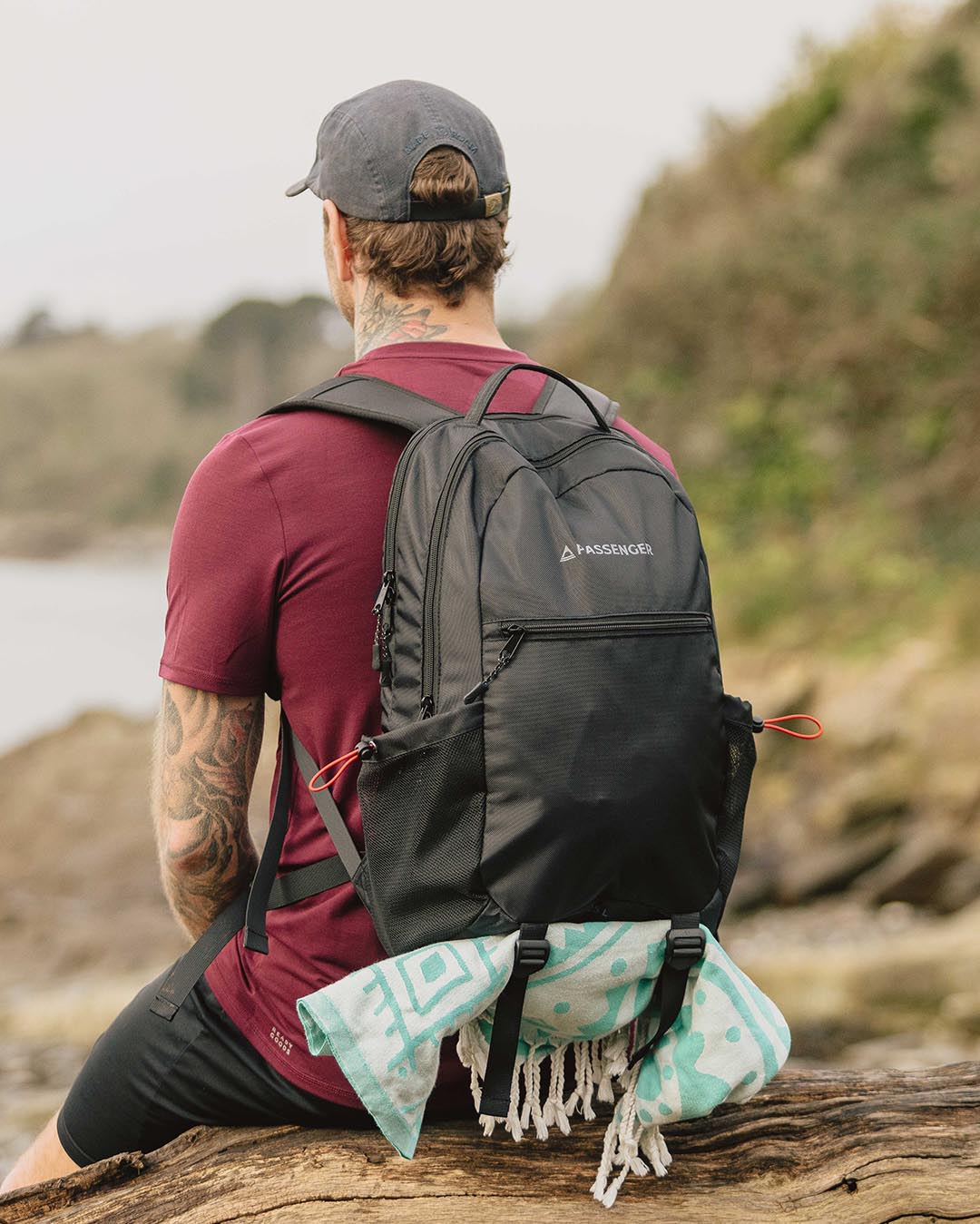 Canyon Recycled 25L Backpack - Black