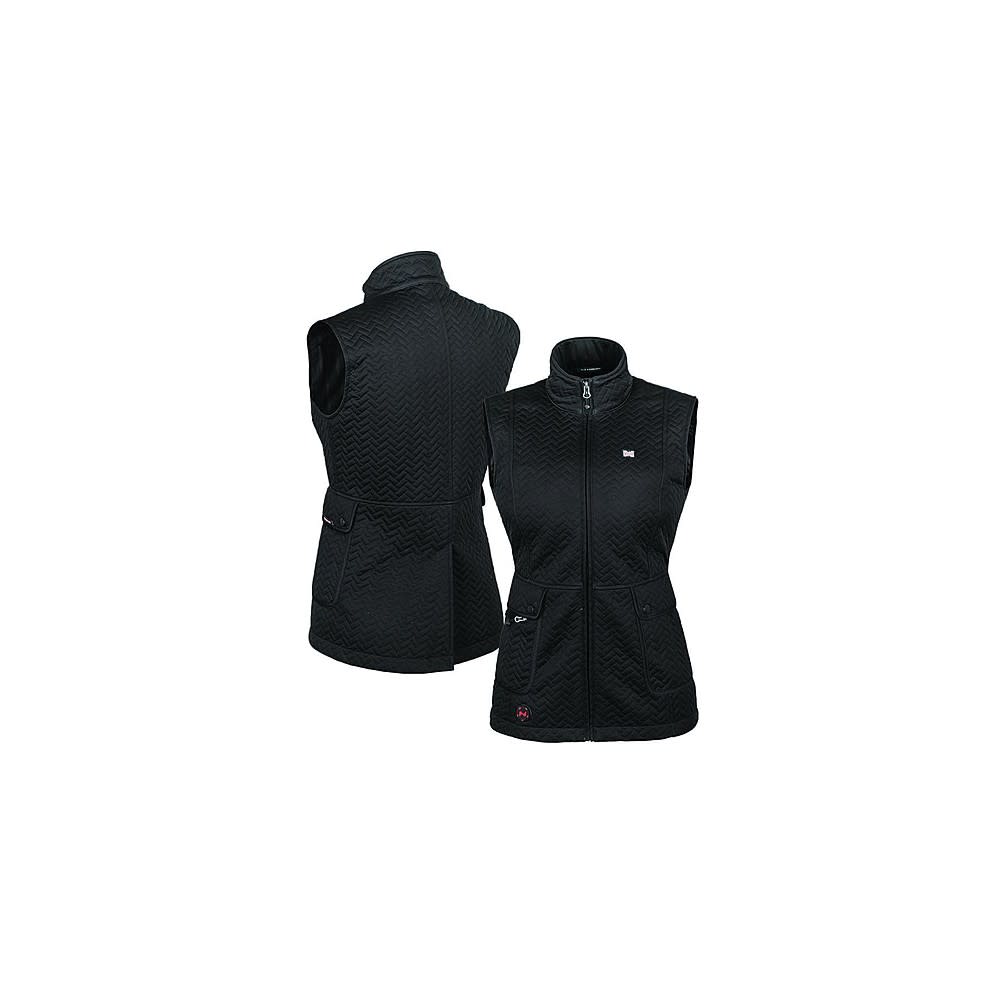 Mobile Warming Cascade Vest Womens Black Small