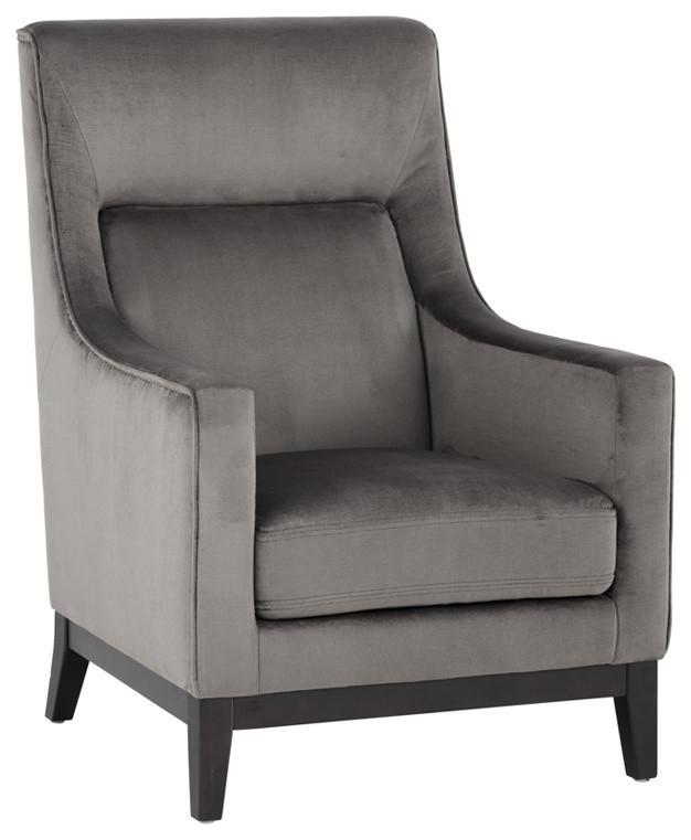 Eugene Lounge Chair  Piccolo Pebble   Transitional   Armchairs And Accent Chairs   by HedgeApple  Houzz