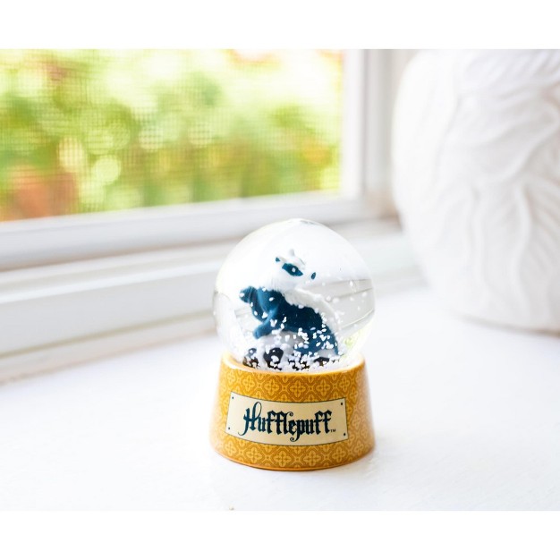 Silver Buffalo Harry Potter House Hufflepuff Collectible Snow Globe 2 5 Inches Tall