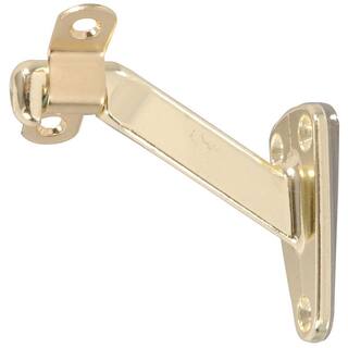 Hardware Essentials Brass Finish Heavy Duty Handrail Bracket (5-Pack) 852261