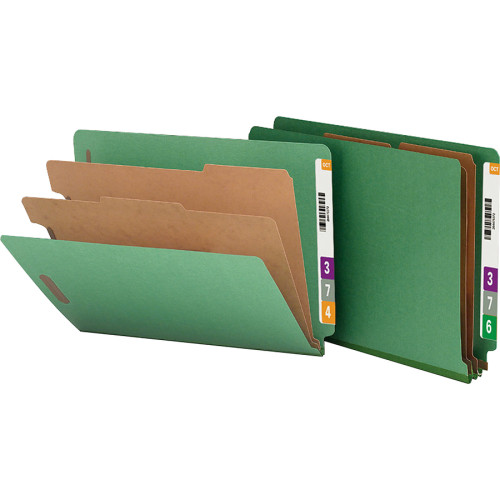 Nature Saver Recycled End Tab Classification Folders (SP17373)