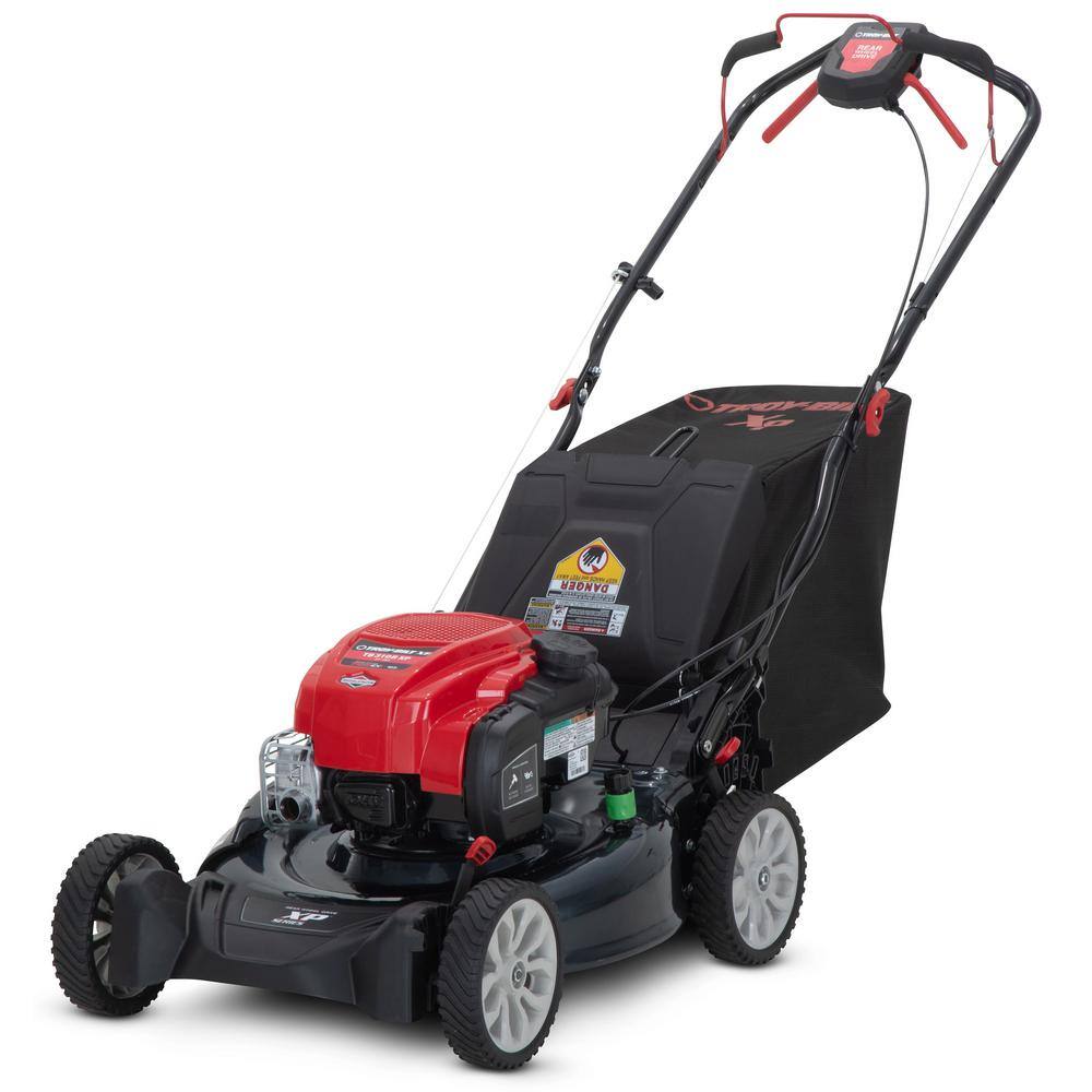 Troy-Bilt XP 21 in. 163 cc Briggs and Stratton ReadyStart Engine 3-in-1 Gas RWD Self Propelled Lawn Mower TB310B XP