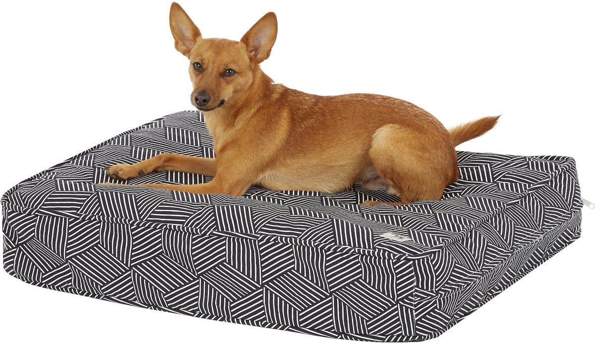 Eco Sustainable Molly Mutt Dog Bed Duvet Cover， Rough Gem， Graphite