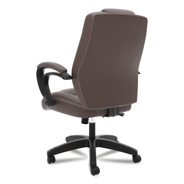 HON HVL402 Series Executive High-Back Chair， Supports Up to 250 lb， 17