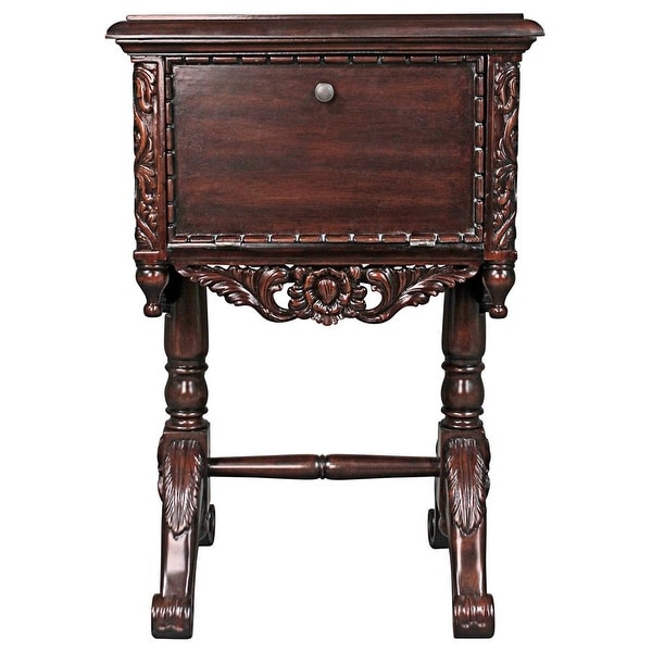 Design Toscano Lady Rebecca Victorian Bedside Table