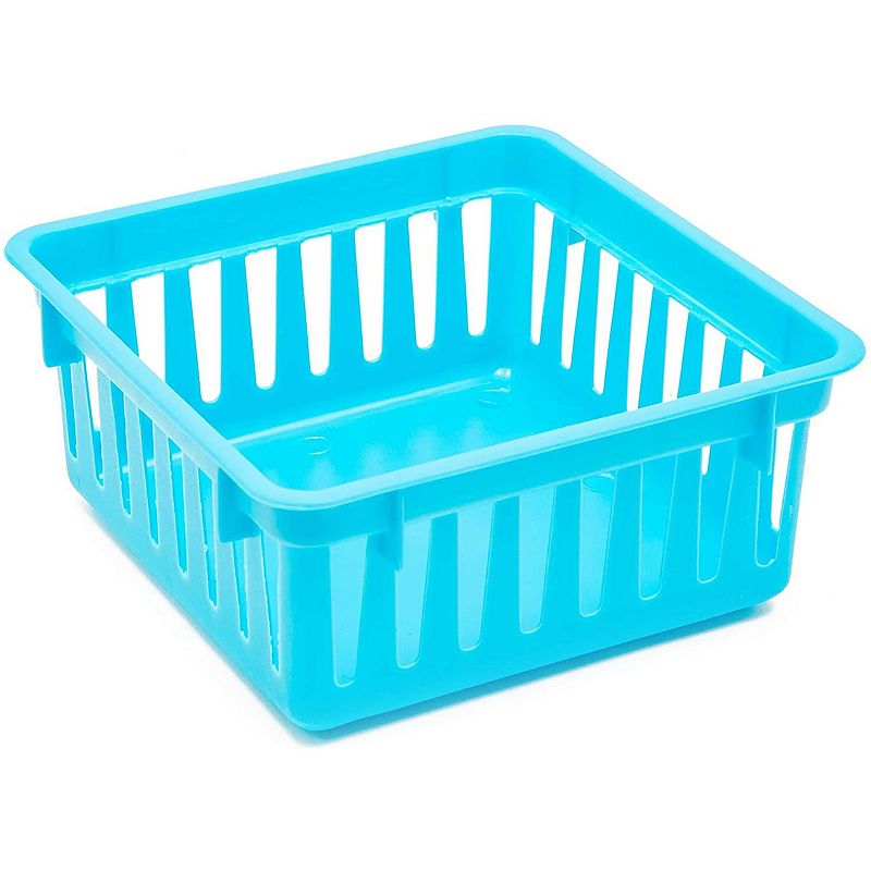 Classrooms Storage Baskets， Small Plastic Organizer Bins (5.3 In， 12 Pack)