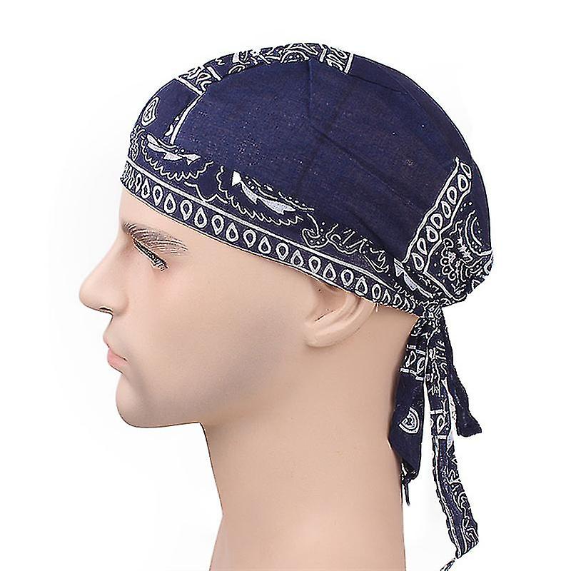 Miman Cotton Pirate Hat Elastic Adjustable Cap Men Women Outdoor Sport Bandana Cycling Headscarf One Size