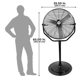 Maxx Air 30 in. 3-Speed High Velocity Tilting Pedestal Fan HVPF 30 YOKEUPS