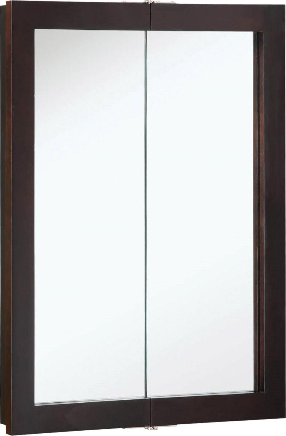 Design House Ventura Medicine Cabinet in Espresso， 24-Inch