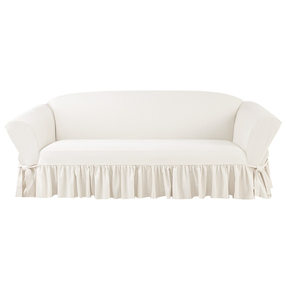 SureFit Essential Twill 1 Piece Sofa Slipcover