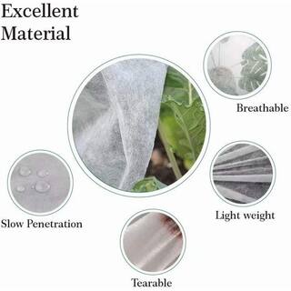 Agfabric 6 ft. x 100 ft. Floating Row Covers Plant Covers Freeze Protection Row Covers for Vegetables RC0506100