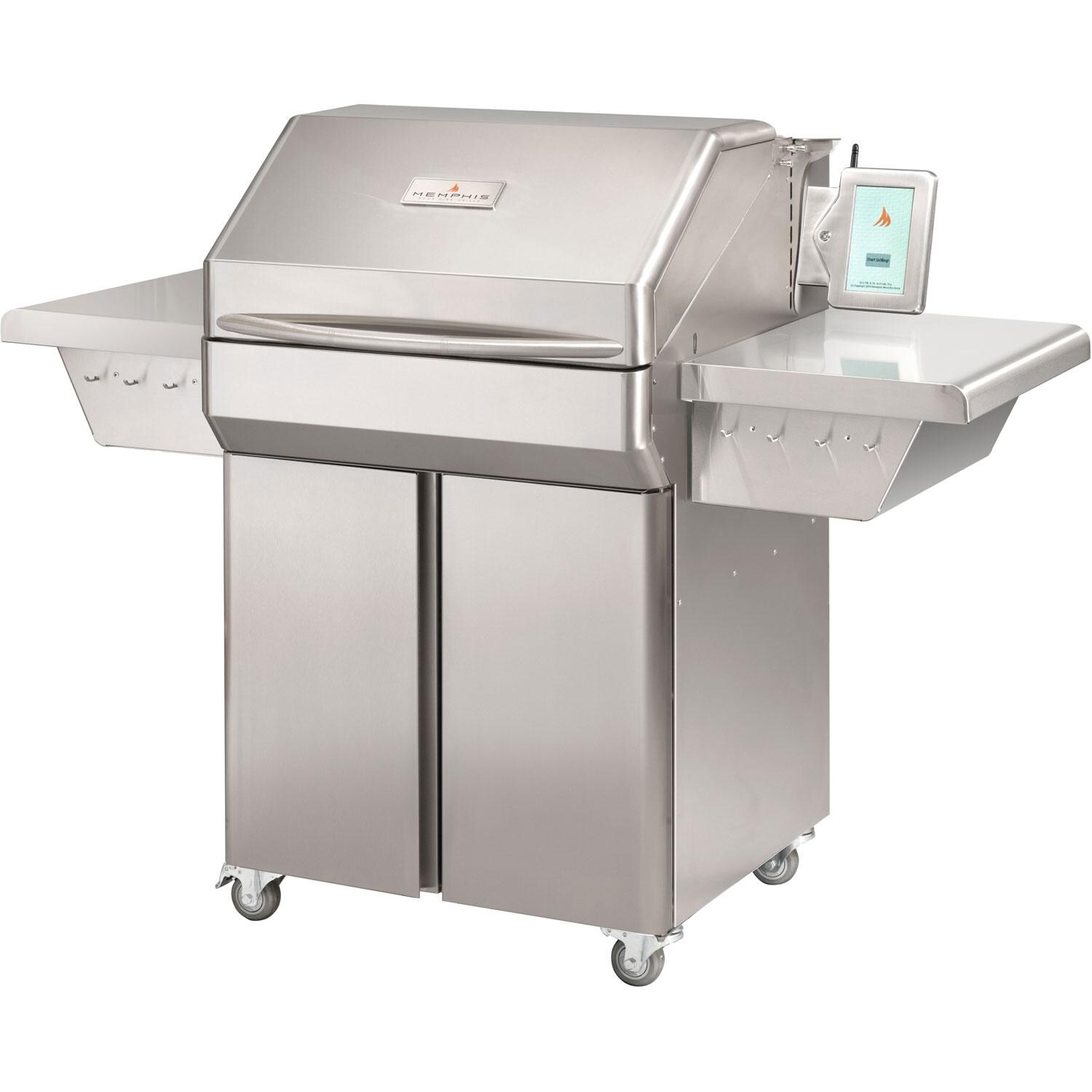 Memphis Grills Pro ITC3 Wi-Fi Controlled 28-Inch 304 Stainless Steel Pellet Grill