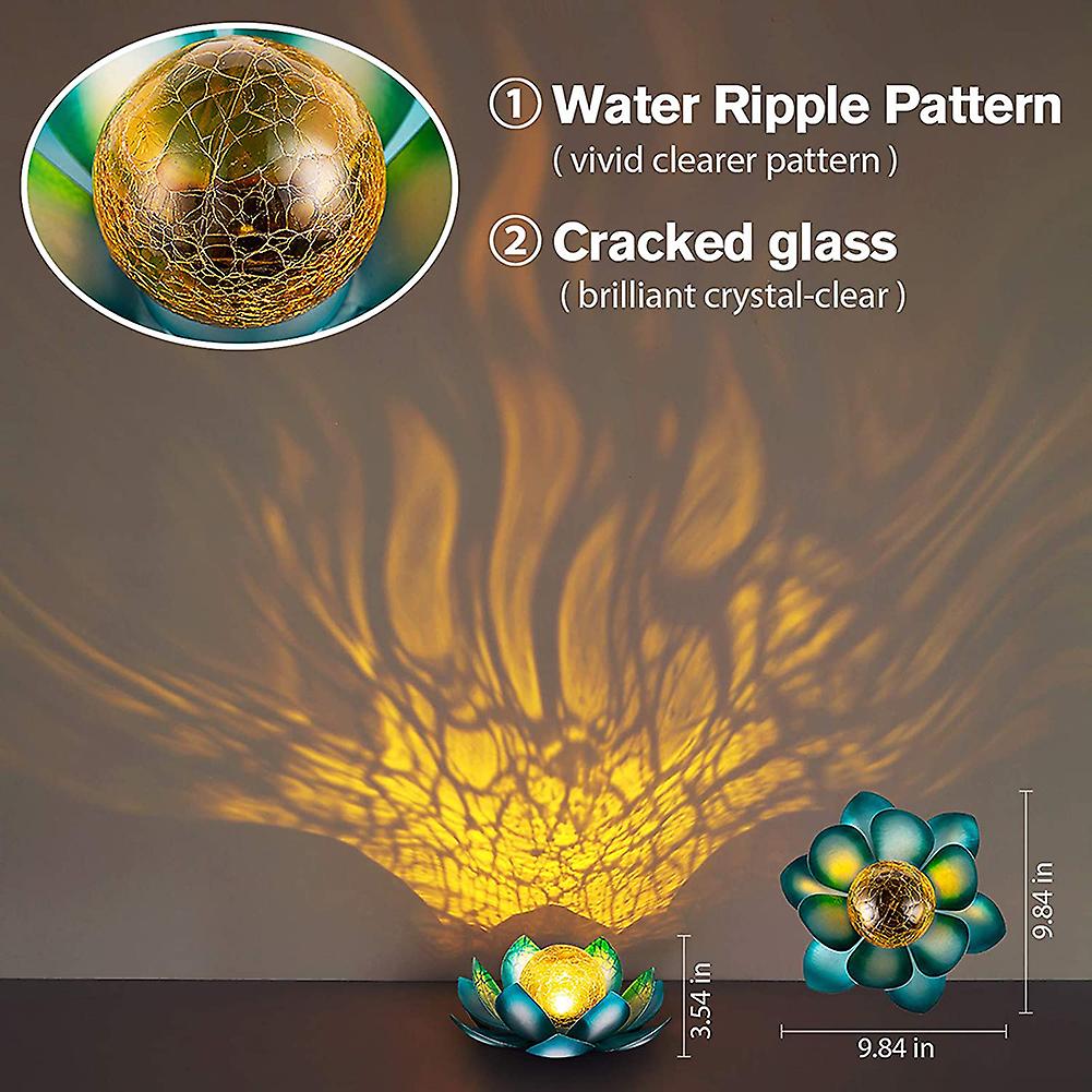 Solar Powered Led Flower Light Artificial Lotus Shape Floating Fountain Pond Garden Pool Lamp Led Night Light Solar Pool Light