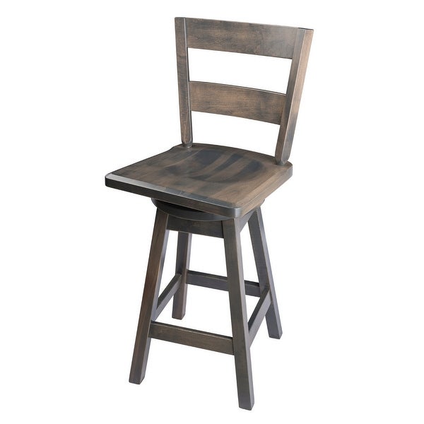 Swivel Urban Bar Stool with Straight Back