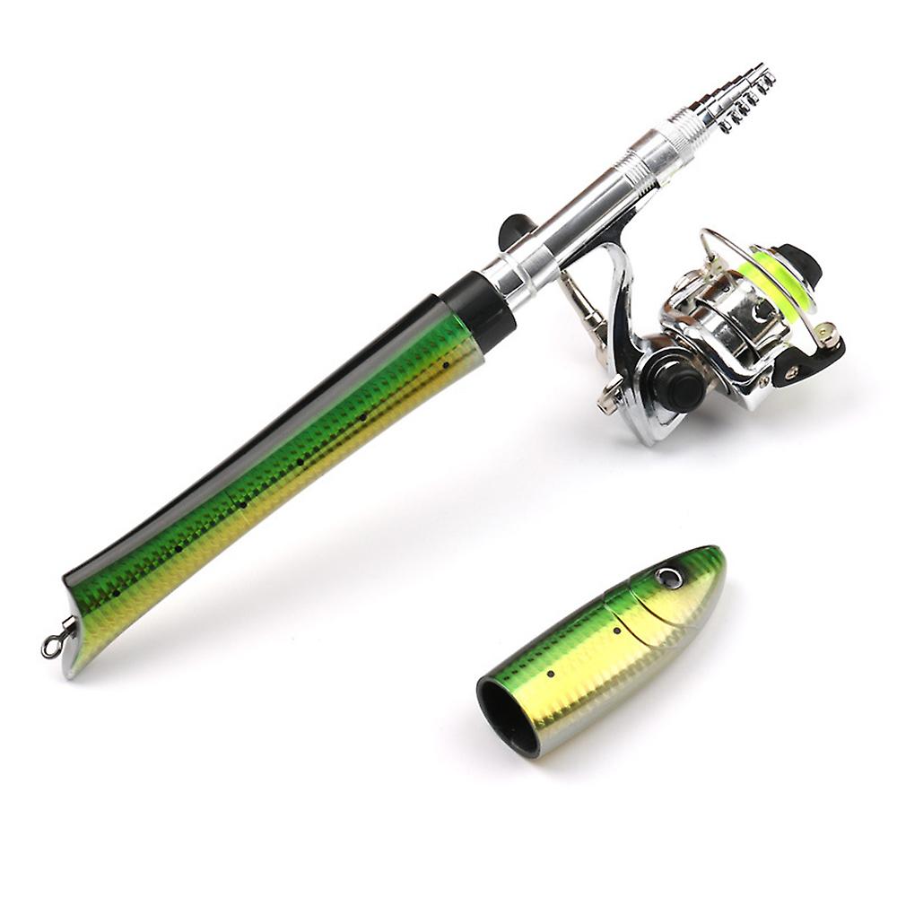 Portable Pen Fishing Rod Mini Pocket Fishing Rod With Spinning Kit For Travel Saltwater Freshwater Fishing