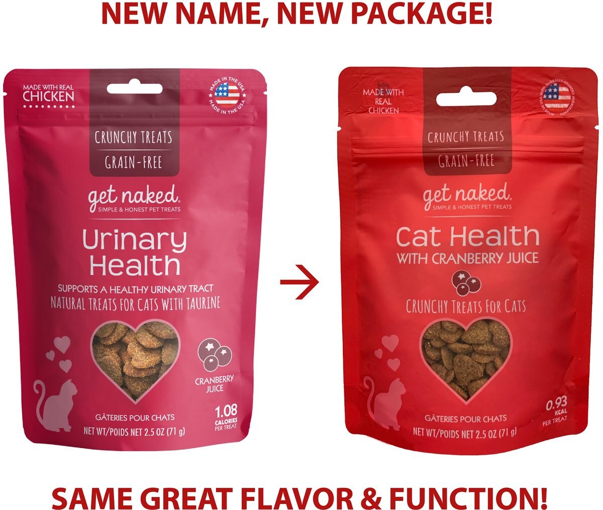 Get Naked Urinary Health Crunchy Cat Treats