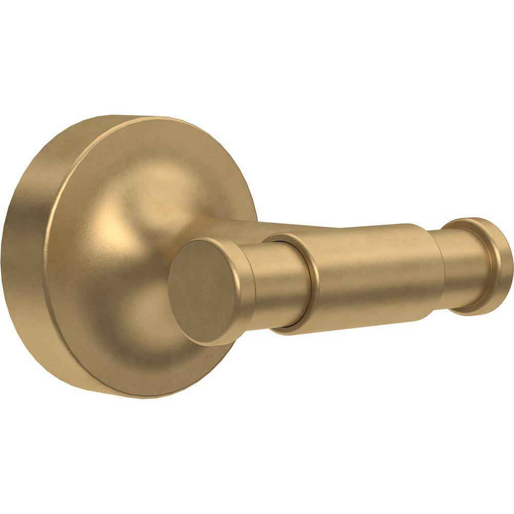 Franklin Brass Voisin Wall Mounted Multi-Purpose Double Knob Towel Hook in Satin Gold VOI35-BB