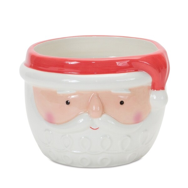 Ceramic Santa Planter (Set of 2)