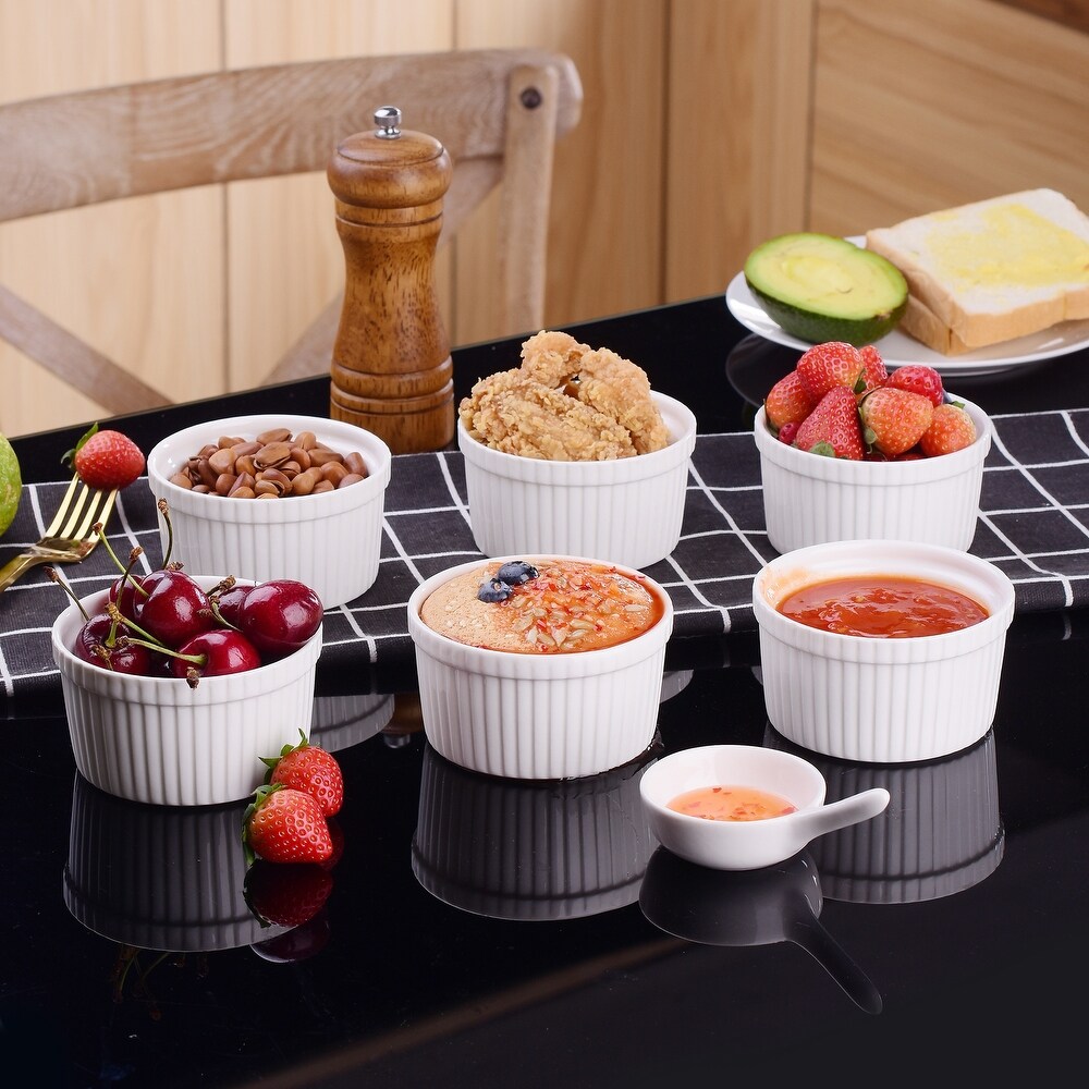 MALACASA  Series Ramekin  6 Piece 3.5\