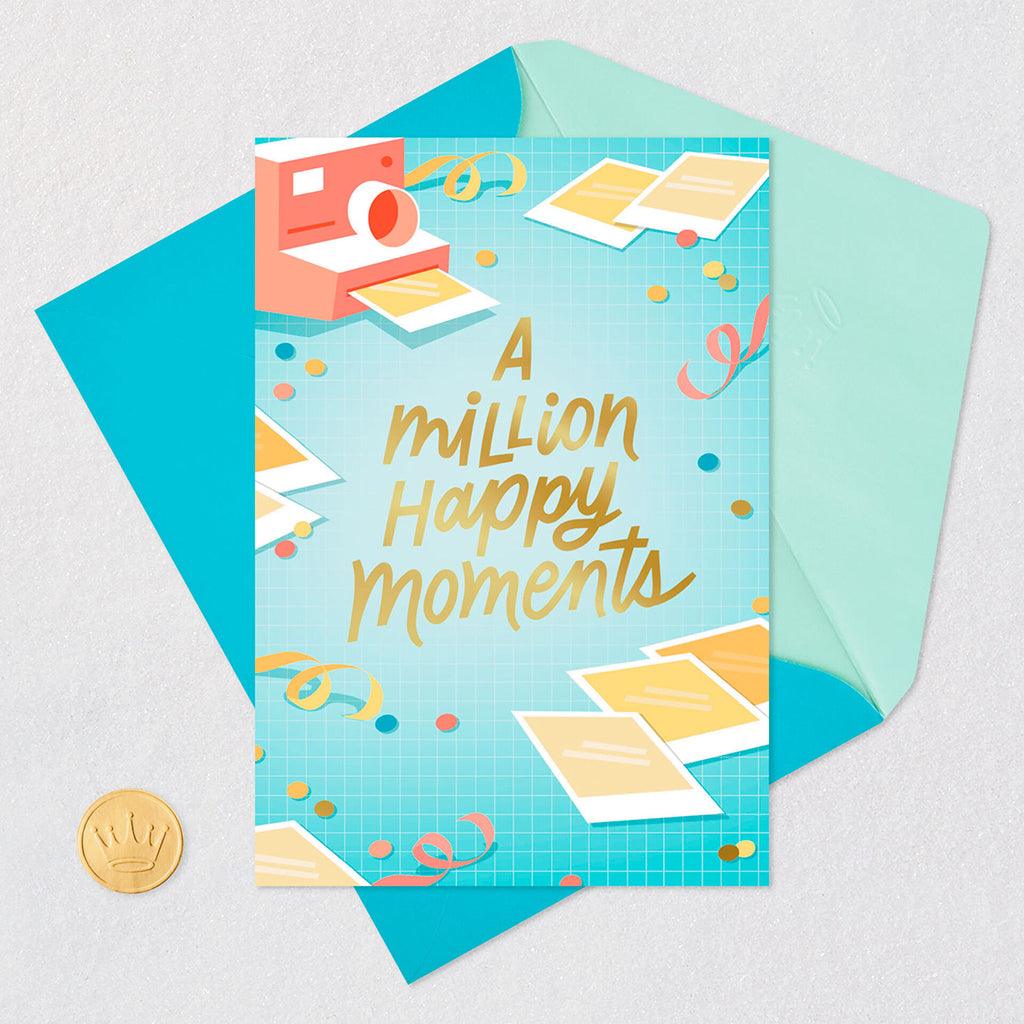 Hallmark  A Million Happy Moments Video Greeting Birthday Card