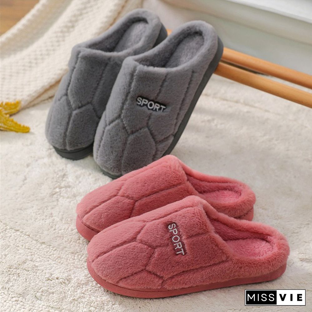 Women Winter Home Slippers Cartoon Cat Shoes Non-Slip Soft Winter Warm House Slippers Indoor Bedroom Lovers Couples