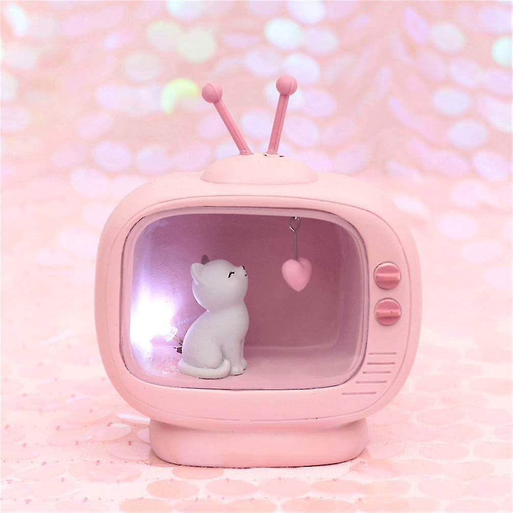 Child Cat Night Light， Led Bedside Lamp， Child Girl Bedroom Cat Lamp