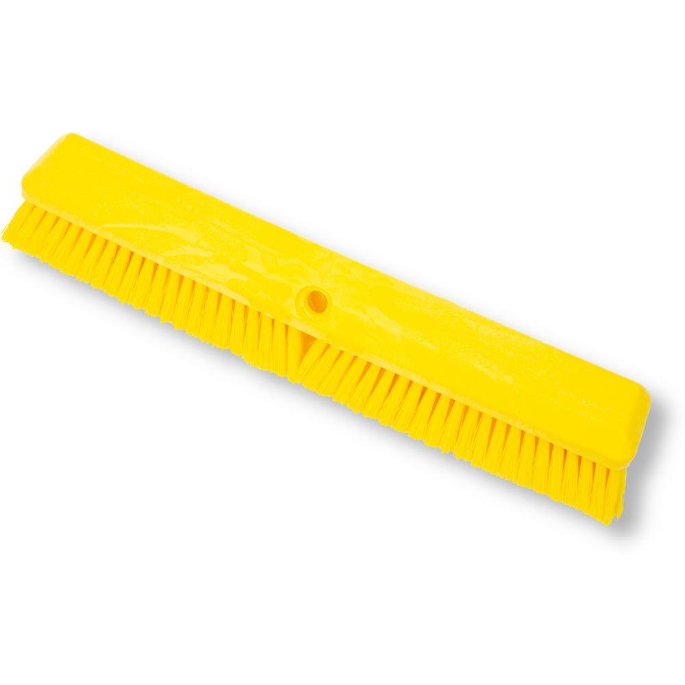 CFS Brands Sparta 18 in. Yellow Polypropylene Push Broom Head (12-Pack) 41890EC04