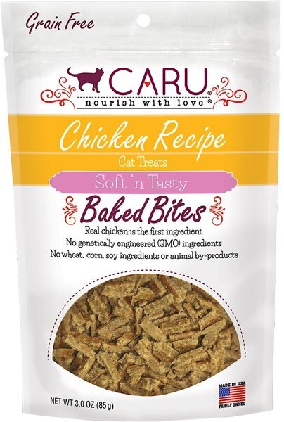 Caru Soft 'n Tasty Baked Bites Chicken Recipe Grain-Free Cat Treats