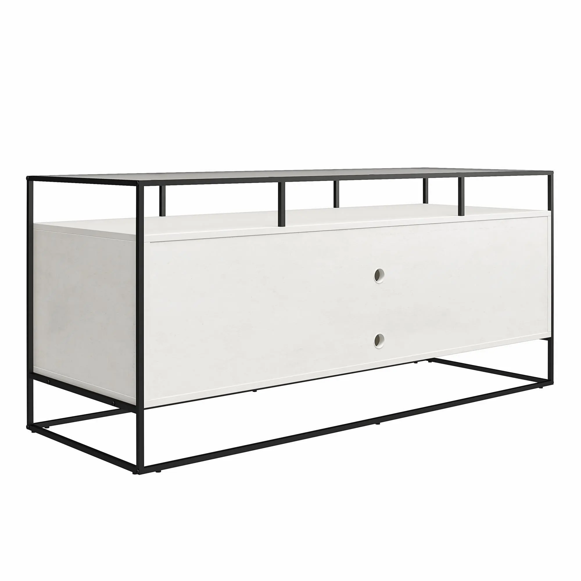 Camley White 54 TV Stand