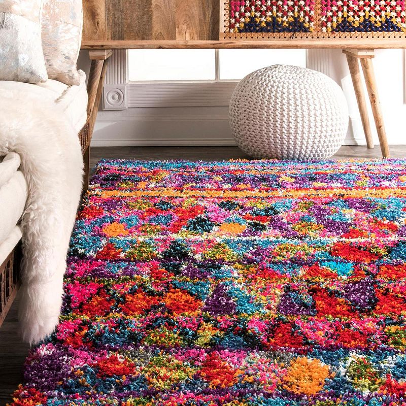 nuLOOM Leisha Moroccan Shaggy Rug