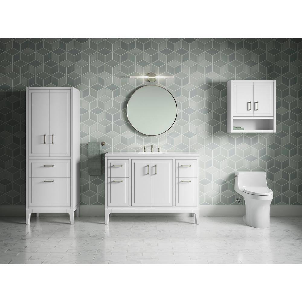 KOHLER Seer 24 in. W Wall Mount Cabinet in White K-33557-ASB-0